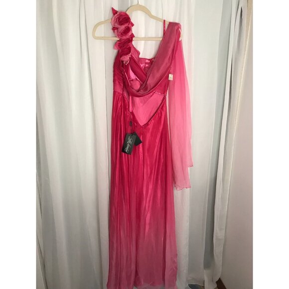 La Femme Beautiful Fuchsia, Prom, Formal Dance Gown Sz 2  $35 - Picture 4 of 9